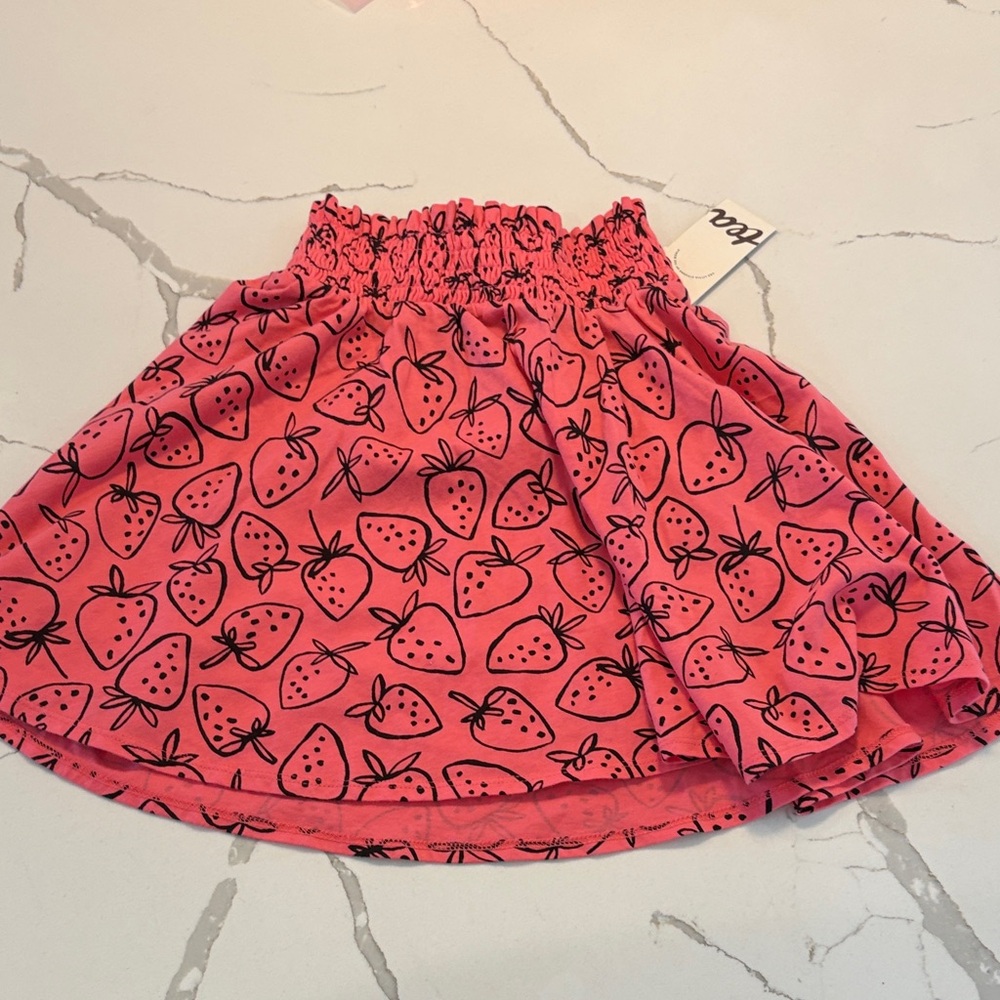 Tea Collection Pink Strawberry Skirt